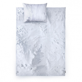 Bed linen "Snow" for 1 or 2 places by the brand Hayka on LaCorbeille.fr