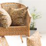 Cushion with nature printing by the brand Hayka on LaCorbeille.fr