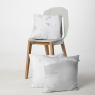 Cushion with nature printing by the brand Hayka on LaCorbeille.fr