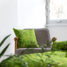 Cushion with nature printing by the brand Hayka on LaCorbeille.fr