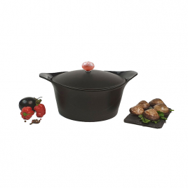 Black casserole dish "Ma Jolie Cocotte" 24 cm