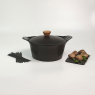 Black casserole dish "Ma Jolie Cocotte"