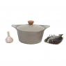 Grey casserole dish "Ma Jolie Cocotte"