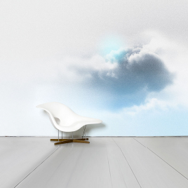 Papier-peint panoramique Floccus design Benjamin Graindorge pour Moustache