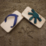 Ashiato-gecko footprints sandals