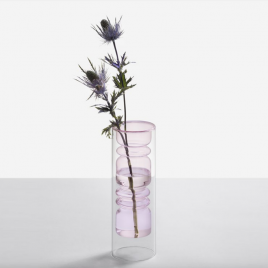 Pink Vase "Rings" by Ichendorf Milano