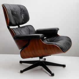 Fauteuil vintage original Lounge Chair de Eames sur LaCorbeille.fr