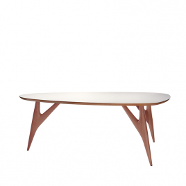 TED ONE table in white