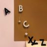 Set of 3 Alphabet X Y Z Wall Hooks
