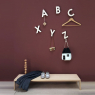 Set of 3 Alphabet X Y Z Wall Hooks