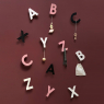 Set of 3 Alphabet X Y Z Wall Hooks