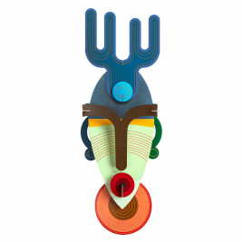 DAKAR mask wall decoration