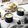 Set of 4 raclette by candle