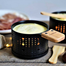 Set de 4 appareils à raclette à la bougie Cookut