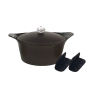 Black casserole dish "Ma Jolie Cocotte"