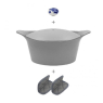 Grey casserole dish "Ma Jolie Cocotte"