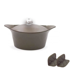 Grey casserole dish "Ma Jolie Cocotte"