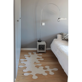 Tapis en feutre de 5 pièces Molécules design Nathalie et Cyril Daniel sur LaCorbeille.fr