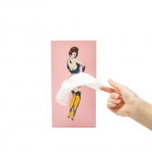 Boîte à mouchoir Tissue Up Girl - de la marque Pa Design sur LaCorbeille.fr