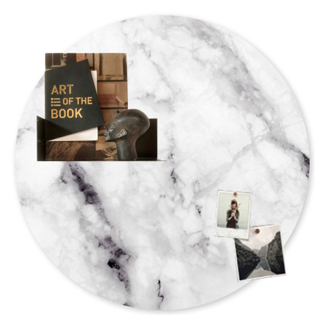 Sticker magnétique Oval Or + étagère FLOAT + 4 magnets