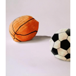 Chaussettes ballon de basket sur La Corbeille.fr - Design L'Air de Rien