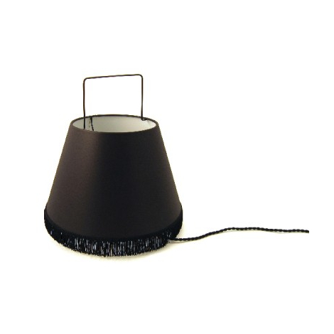 lampe à poser noir modèle moyen