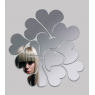 Miroir mural Coeurs I Love me Ich & Kar pour Domestic sur LaCorbeille.fr
