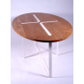 Table Sangle Ovale chêne et bois - Design Jocelyn Deris sur LaCorbeille.fr
