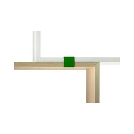 Set of 5 green clips for Stacked bookcase by Muuto