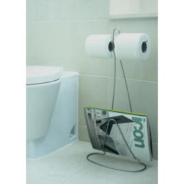 Porte-papier toilette Loo Read de la marque Black & Blum sur LaCorbeille.fr