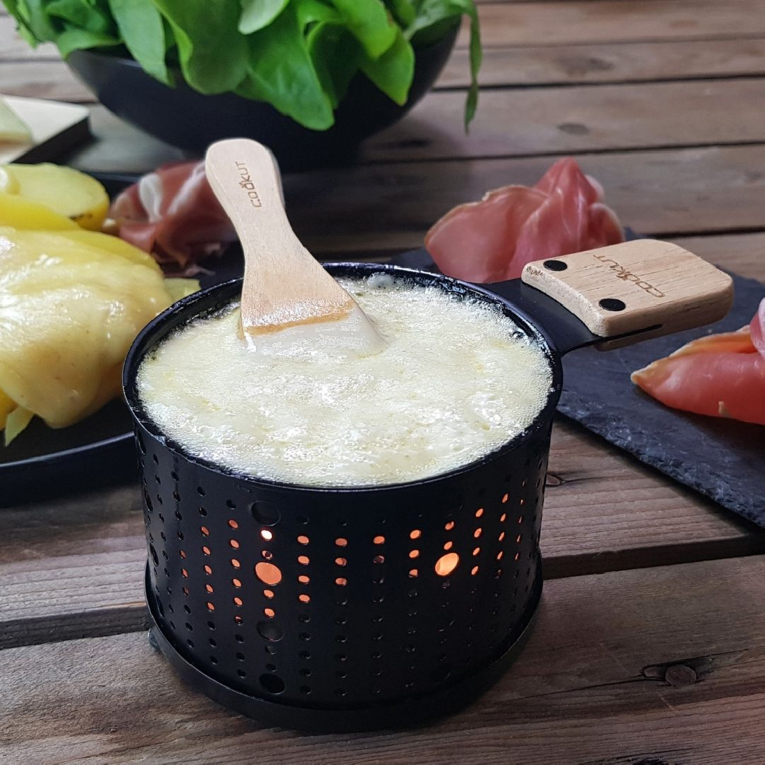 Raclette mousse noire - L'Incroyable