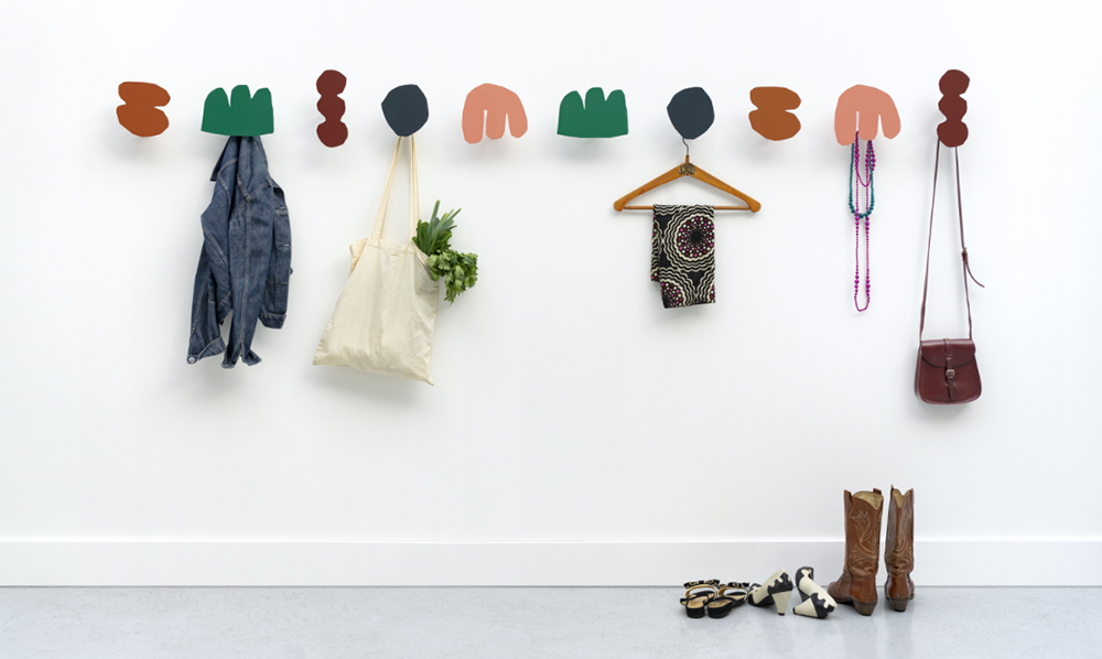 Patères multicolores Enri de Presse Citron