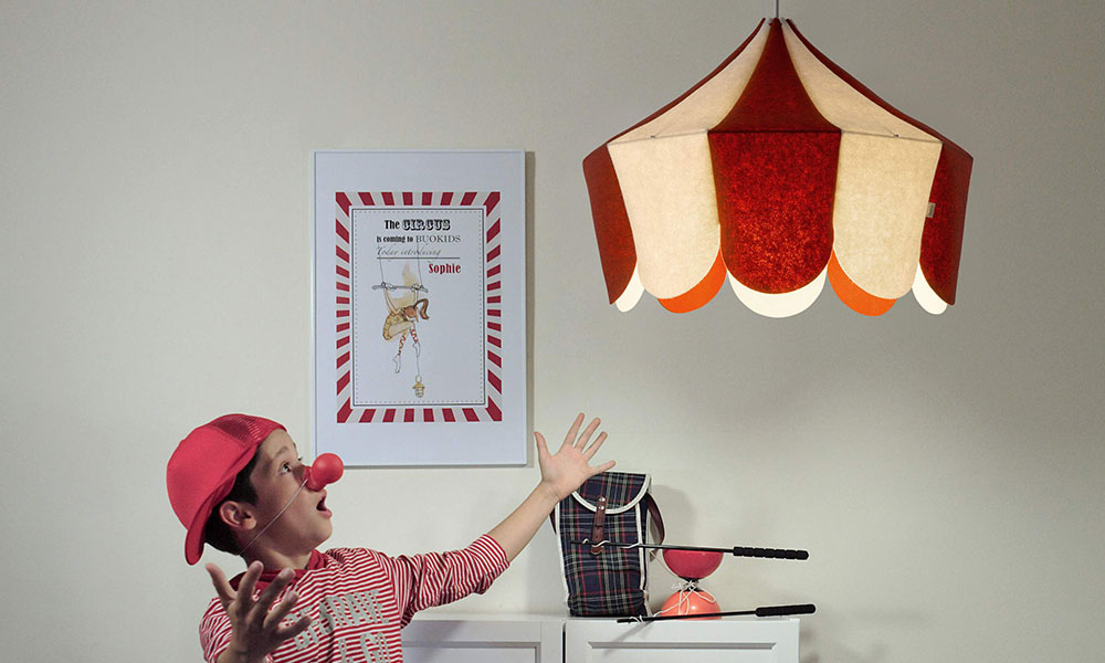 Luminaire Circus design pour enfant