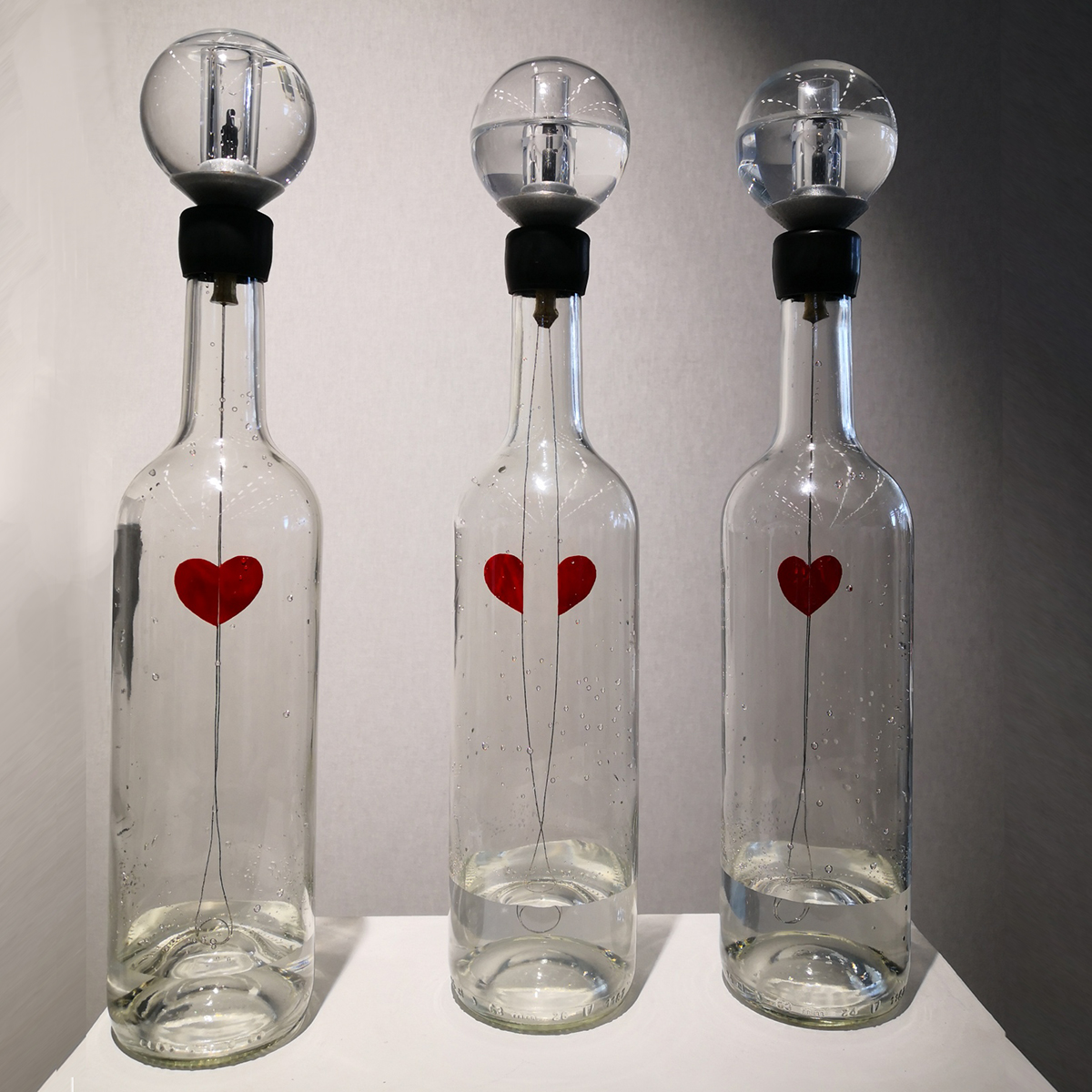 Bouteilles poétiques de Philippe Bouveret