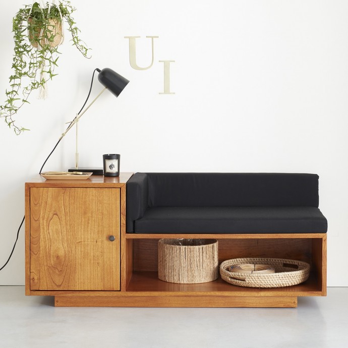 Banc avec rangement pour entrée par BoisDessus BoisDessous