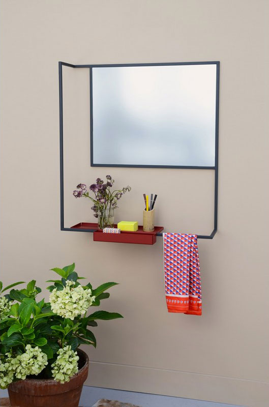 Miroir vide-poche Romi original pour une entrée originale